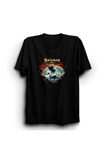 The Fame قميص رينبو روك ميتال تي شيرت