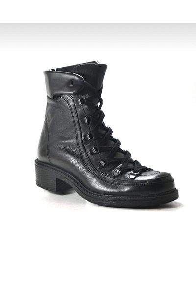 Riccardo Colli 3175 Cizme negre de damă din piele naturală