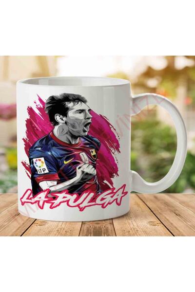 ART HEDİYE Messi La Pulga Fıfa Two Sided Printed Mug