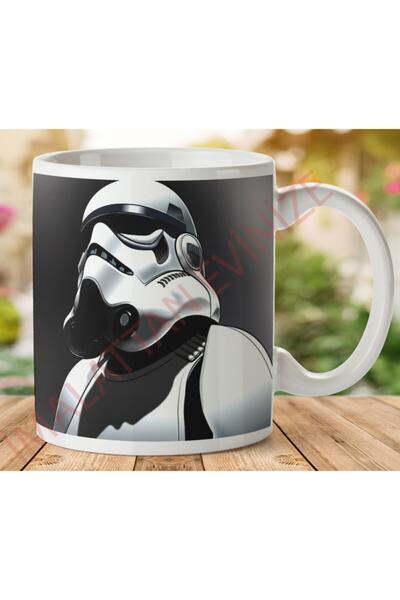 ART HEDİYE كوب بطبعة ستار وورز ستورم تروبر على الجانبين