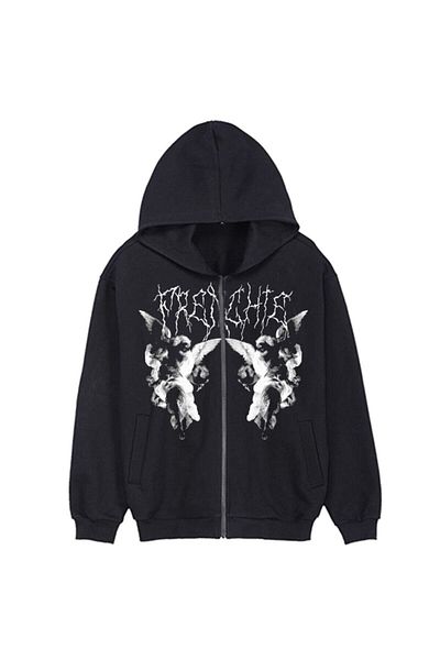 Köstebek Κουκούλα Dailyfashion Black Frenchie Angel (unisex).
