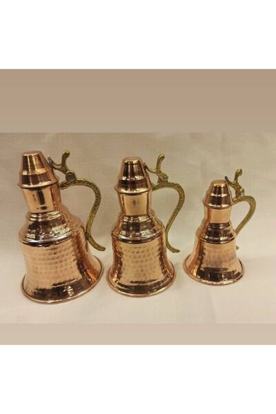 Genel Markalar Bakır Dekoratif 3lü Güğüm Takımı