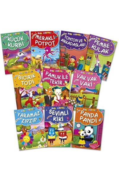 Timaş Çocuk Okul Öncesi Mini Masallar Serisi 1. Set (10 Kitap)