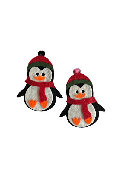 Yumuşakkeçe Keçe Figür Penguen 10 Cm 10 Adet