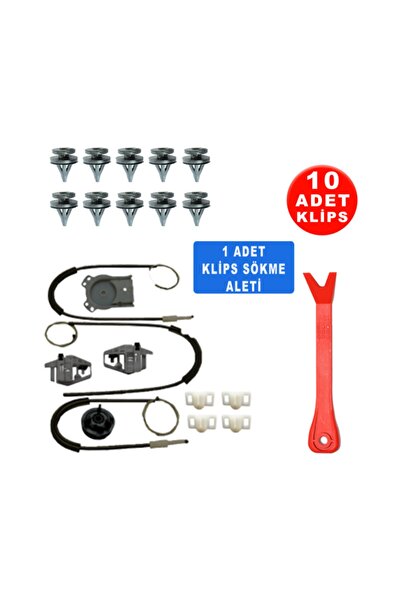 Star Klips Renault Megane 2 2002-2008 8201010925-8200325135 Sağ Ön Cam Kriko ...