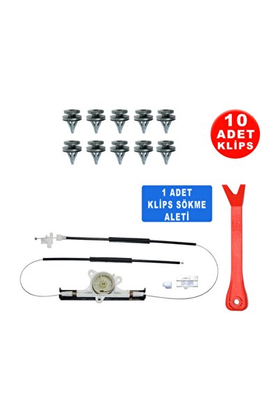 Star Klips Renault Megane 1 1996-2003 7700834346 Sağ Ön Cam Kriko Tamir Seti ...