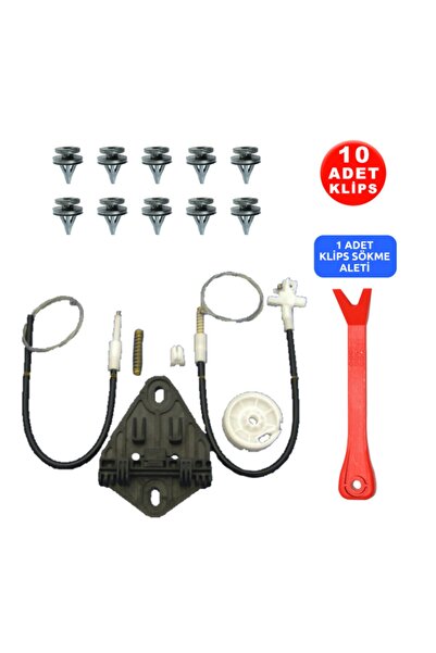 Star Klips Renault Megane 1 1996-2003 7700834342 Sağ Arka Cam Kriko Tamir Set...