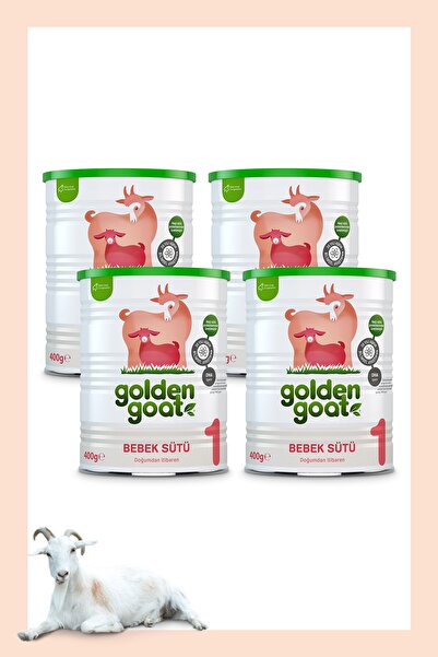 Golden Goat Keçi Bebek Sütü 1 Numara 400 Gr 4'lü Paket