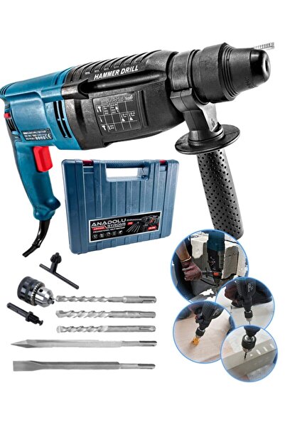 Anadolu Strong Ans1086 Yüksek Performans 1500 Watt Sds Plus Kırıcı Delici Matkap 26 Mm 2.2 J