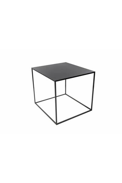 MERZANA Elegant Metal Sehpa, Metal Yan Sehpa