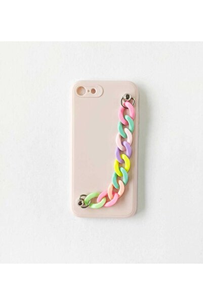 BilişimGo Technology Iphone 6 / 6s Uyumlu  Renkli Şeker Zincirli Telefon Kılıfı