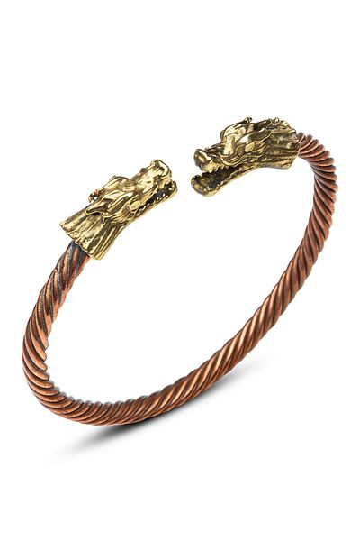 OTTOTESBİH Special Design Dragon Head Viking Bracelet, Adjustable Bracelet