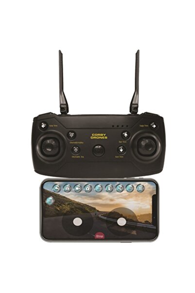 Corby Cx017 Wifi Çift Kameralı Katlanabilir 1080p Drone + 2 Bataryalı Set