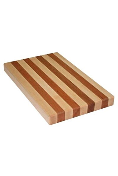 FırsatYeri Bambu Kesme Tahtası Seti 2 Adet Hijyenik Doğrama Pano 40x30 cm Doğ...