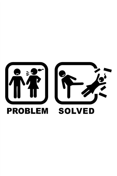 Quart Aksesuar مشكلة محلولة مشكلة محلولة ملصق زجاجي تلقائي مقاس 20 × 9.5 سم أسود