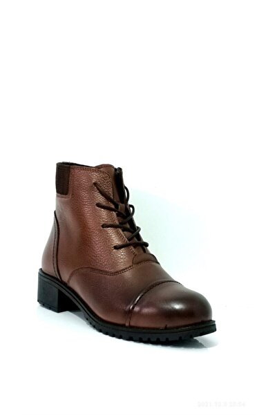 Voyager Taba Nata Hakiki Deri Kadın Bot