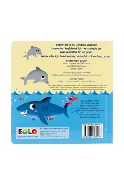 Eolo Denizde Yaşam Sürgülü Çocuk Kitapları