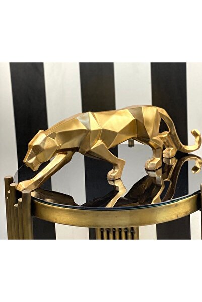 Mirsa Global Kubik Leopar Biblo Gold