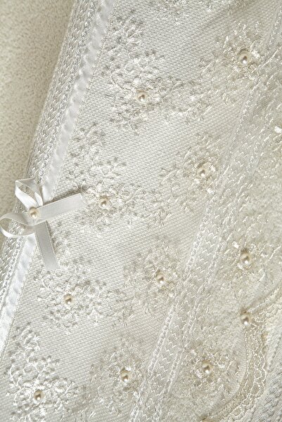 Kardelen 100% бавовняна вишита ганчірка з намистинами, 3 штуки, 50x85