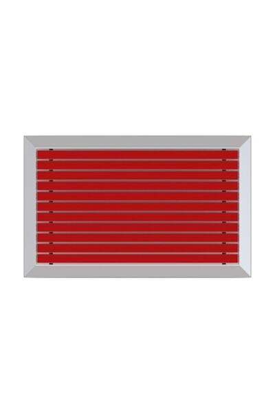 ARFEN 40x70 Kauçuk Üst Yüzeyli Alüminyum Paspas - Kırmızı