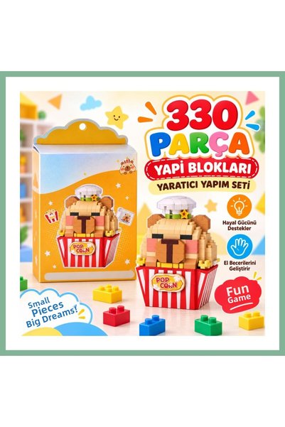 BŞK VİRGO Lz-8876 Popcorn Model 330 Piece Block Toy Bsk2026