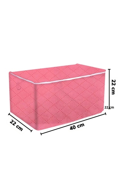 Piev Practical Zippered Socks Bag 2 Pack Pink