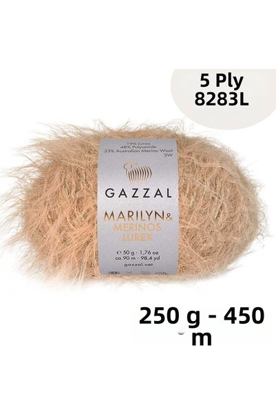 Gazzal Μέριλιν & Μερινός Λούρεξ 8283 L- 5 γιορτάκια 250 γρ