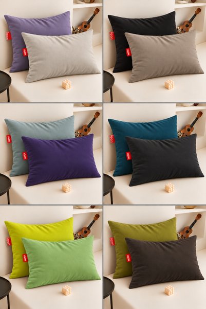 İQON Combed Cotton Pillowcase 12 Pieces |   Lila |   Beige |   Purple |   Tur...