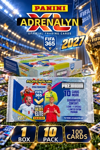Doğan Oyuncak Dünyası بانيني فيفا 365 أدينالين إكس إل 2027 حزمة بطاقات لاعبي ...