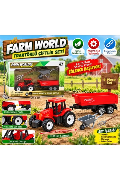NW NessiWorld Farm Set with Tractor