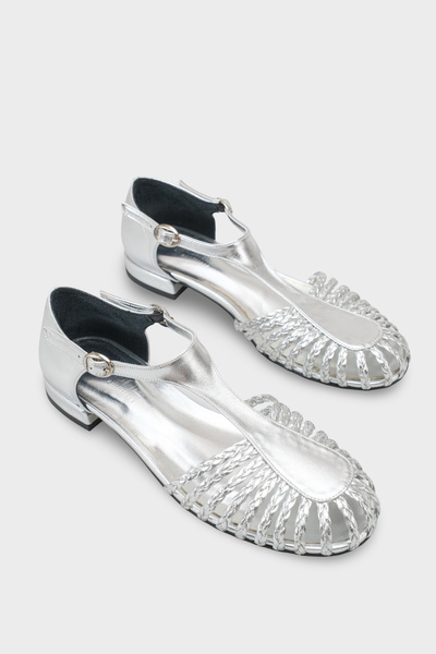 Capone Outfitters Arleen Knitted Short Heeled Women's Shoes Ballet Flats