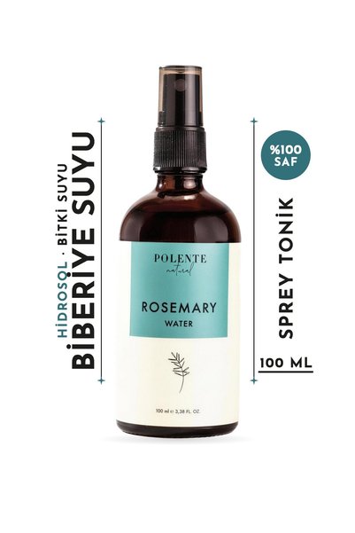 Polente Natural Biberiye Suyu - %100 Saf Hidrosol (100 ml)