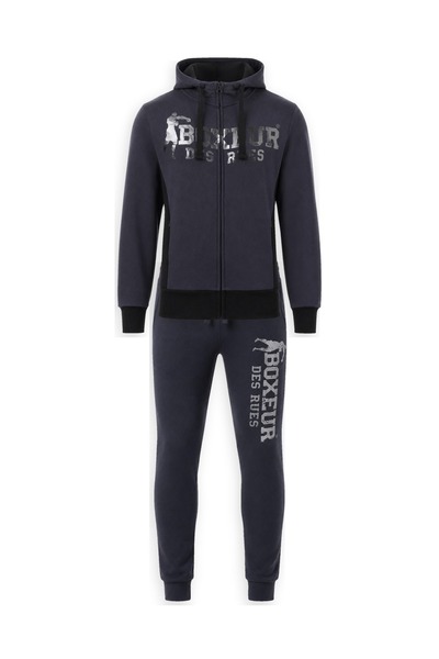 Boxeur Des Rues Men's Tracksuit Set Boxeur des Rues: Hoodie Anthracite Grey +...