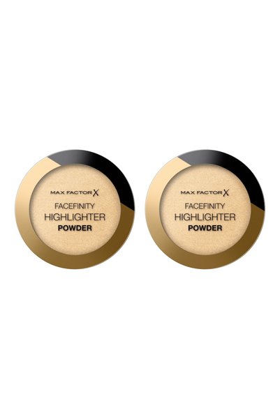 Max Factor Pachet de 2x Pudră iluminatoare Facefinity - 02 Gold Hour (Pudră i...