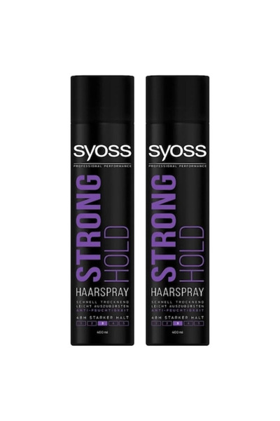 Syoss Pachet de 2x Fixativ de păr cu fixare puternică, Syoss, 400 ml