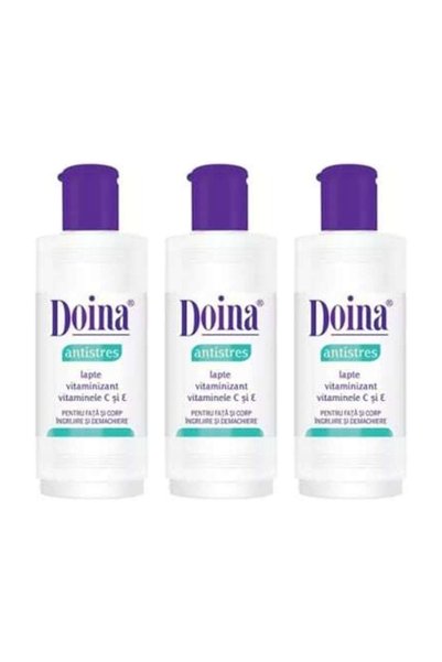 Farmec 3x PACK Doina Intensive Regenerating Anti-Stress Milk with Vitamin C a...