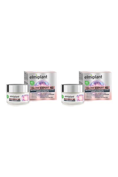 ELMIPLANT 2x PACK Glow Expert 4D night cream against age spots