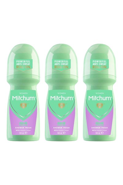 Mitchum 3x PACK , Shower Fresh, Anti-Perspirant, Deodorant Roll-On, For Women...