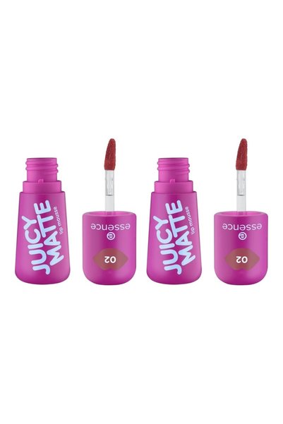 Essence 2x PACK Lip mousse JUICY MATTE - 02 Featherlight Pink, Essence, 2.7 ml