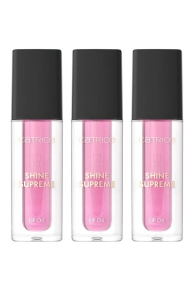 Catrice 3x Πακέτο Shine Supreme Έλαιο Χειλιών, Melon Dew 010, Catrice, 4 ml