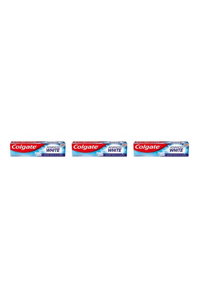 Colgate 3x Πακέτο Προηγμένη Λευκαντική Οδοντόκρεμα 100ml