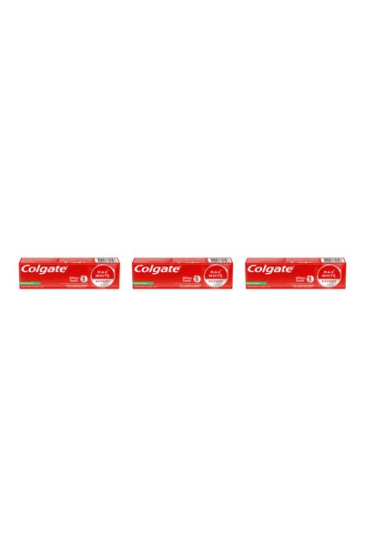 Colgate 3x Συσκευασία Οδοντόκρεμα Max White Expert Purifying Power, 75 ml