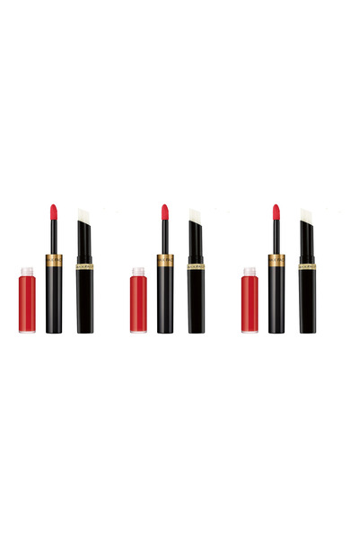 Max Factor Pachet 3x Ruj rezistent la transfer Lipfinity Lip Colour 24H, 125 ...