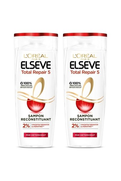 L'Oreal Paris Pachet 2x L'Oreal Elseve Total Repair 5 – Șampon reconstructiv,...