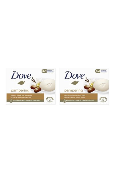 Dove 2x PACK Sapun solid Cream Shea Butter, 90 g