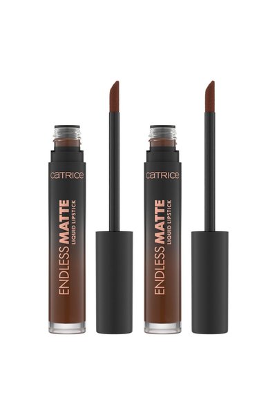 Catrice Pachet 2x Ruj lichid mat, 100 Coffee Date? Mat Infinit, 4.5 ml,