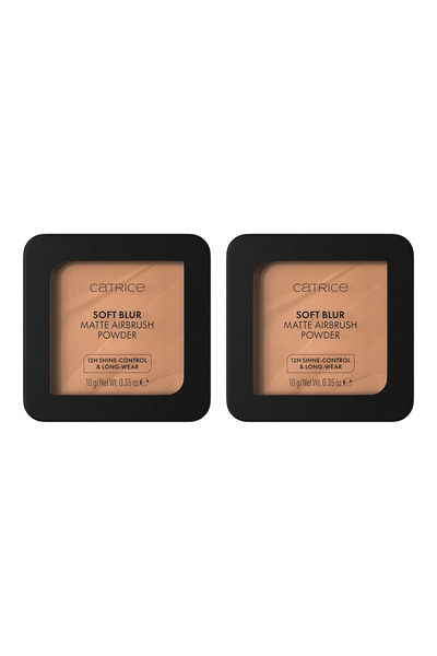 Catrice 2x PACK Soft Blur Airbrush Matting Powder #040w 10 g