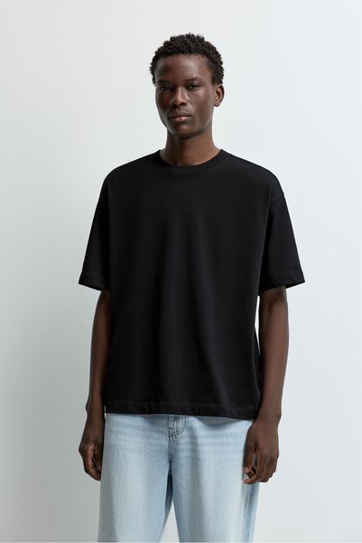 LEFTIES ERKEK Boxy fit orta ağırlık t-shirt