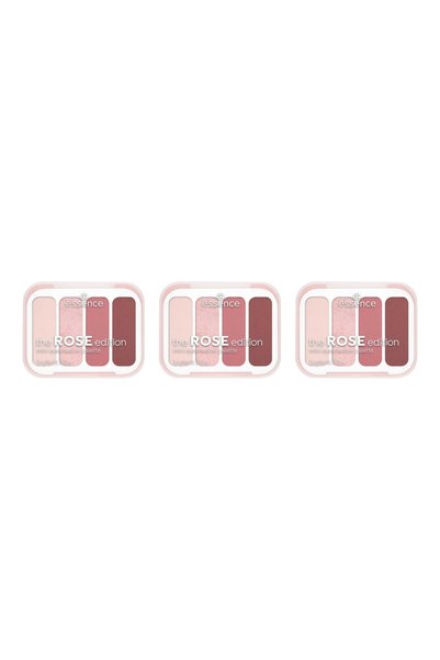 Essence 3x PACK Mini eyeshadow palette the ROSE edition, Essence, 3.6 g