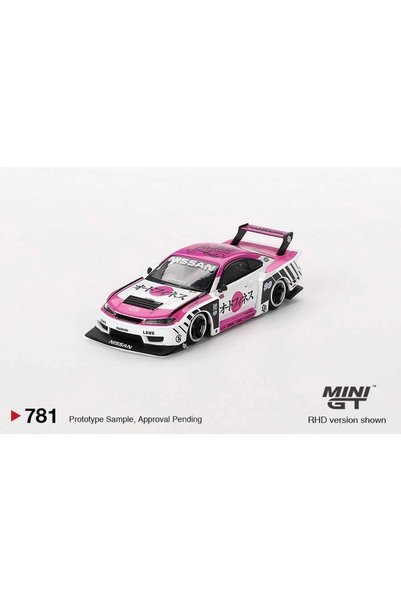 mini gt 164 نيسان Lb-super Silhouette S15 Sılvia Auto Finesse Sema 2023 Mgt00781